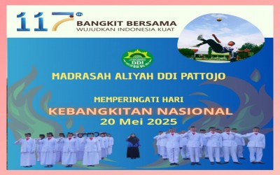 Peringatan Hari Kebangkitan Nasional ke-117 di MAS DDI PATTOJO